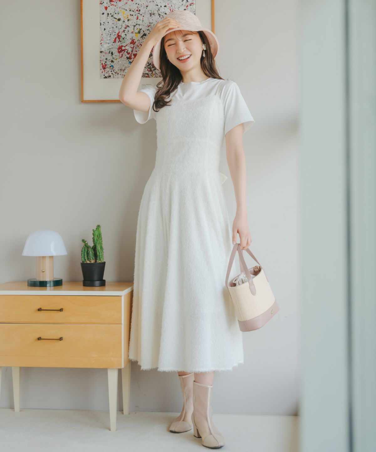 WILLSELECTION「フリンジキャミワンピース」|ワンピース|