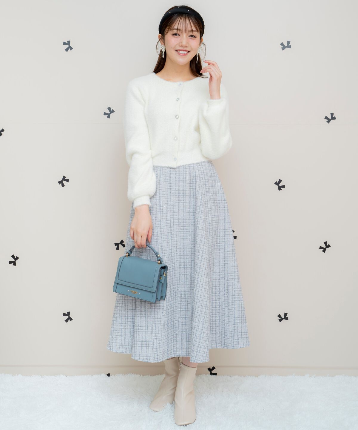 WILLSELECTION「アソートボタンフェザーカーディガン」|カーディガン|