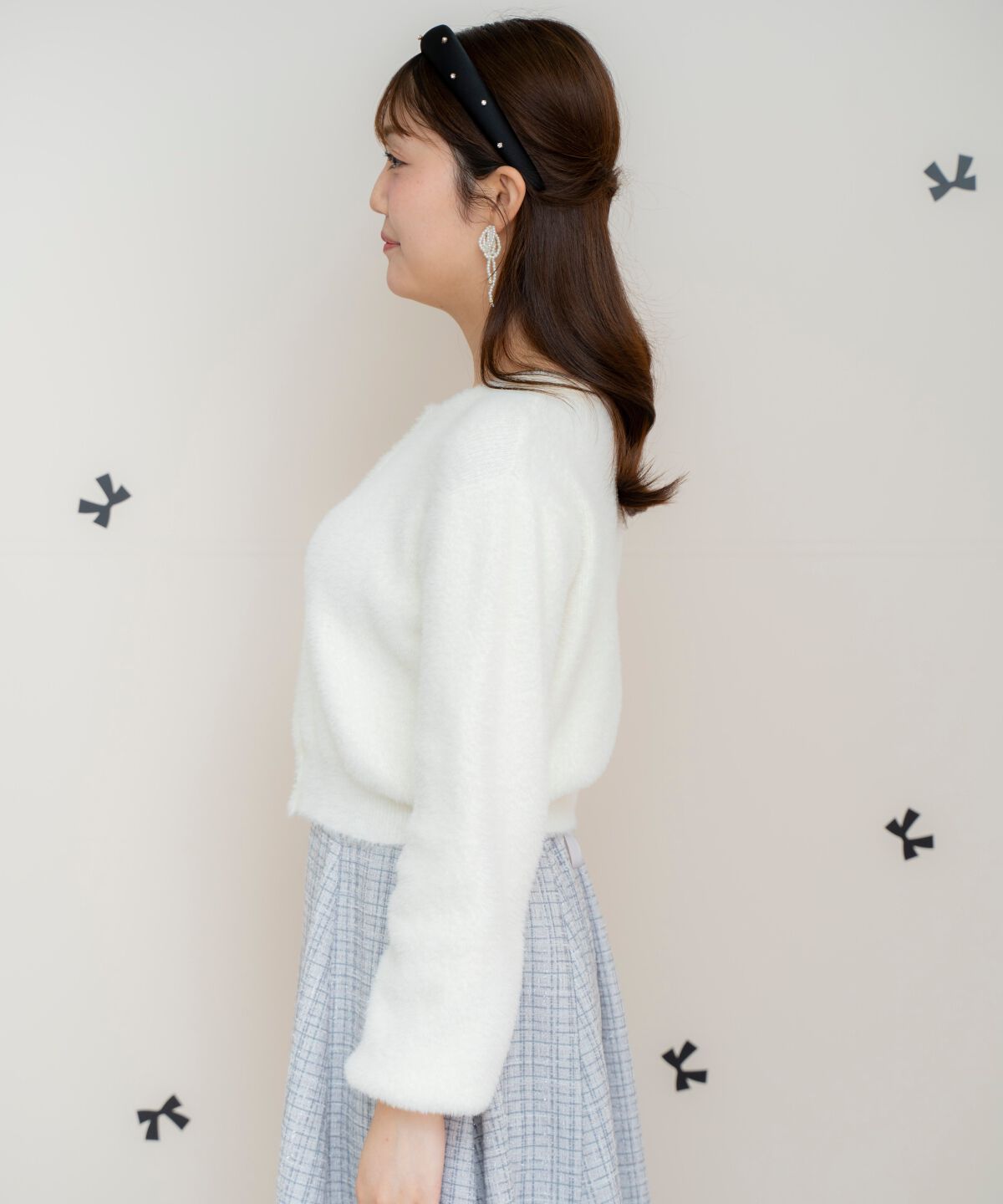 WILLSELECTION「アソートボタンフェザーカーディガン」|カーディガン|