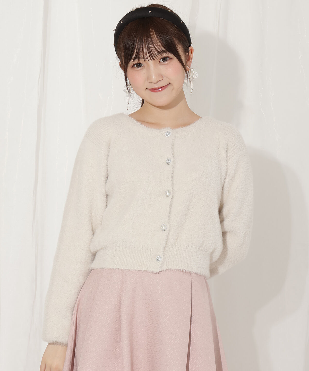 WILLSELECTION「アソートボタンフェザーカーディガン」|カーディガン|