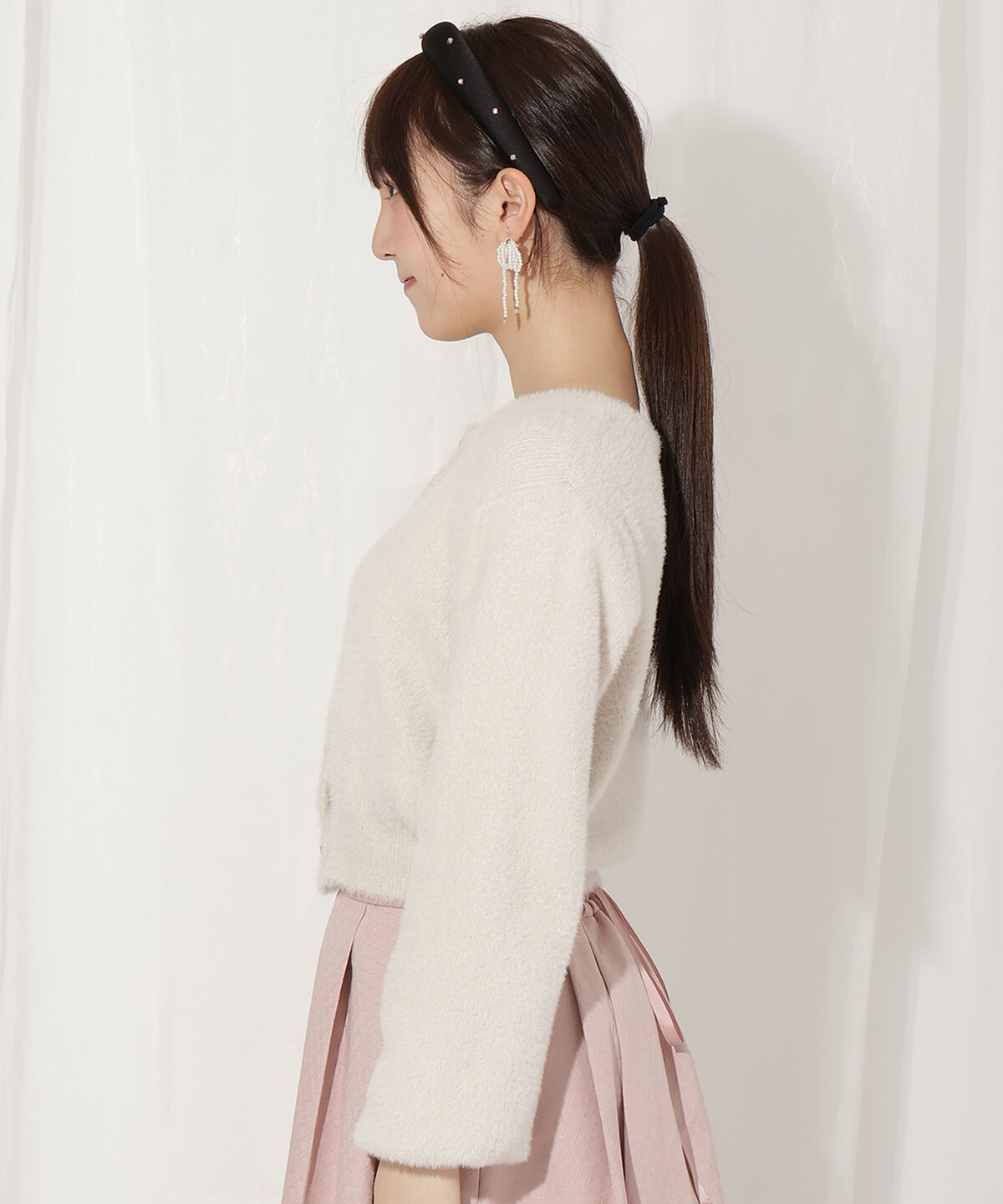 WILLSELECTION「アソートボタンフェザーカーディガン」|カーディガン|