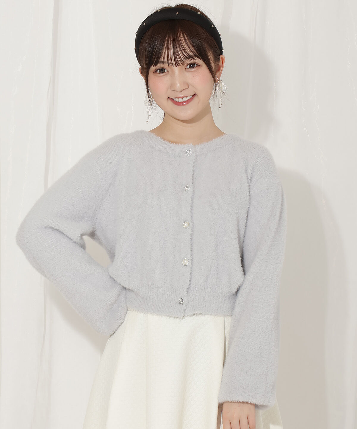 WILLSELECTION「アソートボタンフェザーカーディガン」|カーディガン|