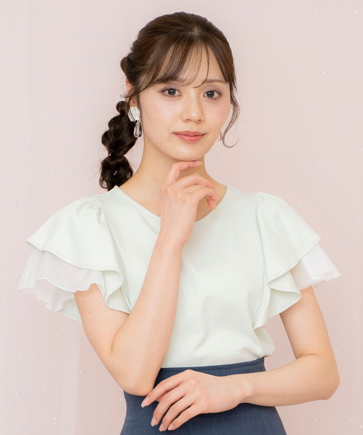 WILLSELECTION「フレアスリーブTシャツ」|Tシャツ・カットソー|ミント