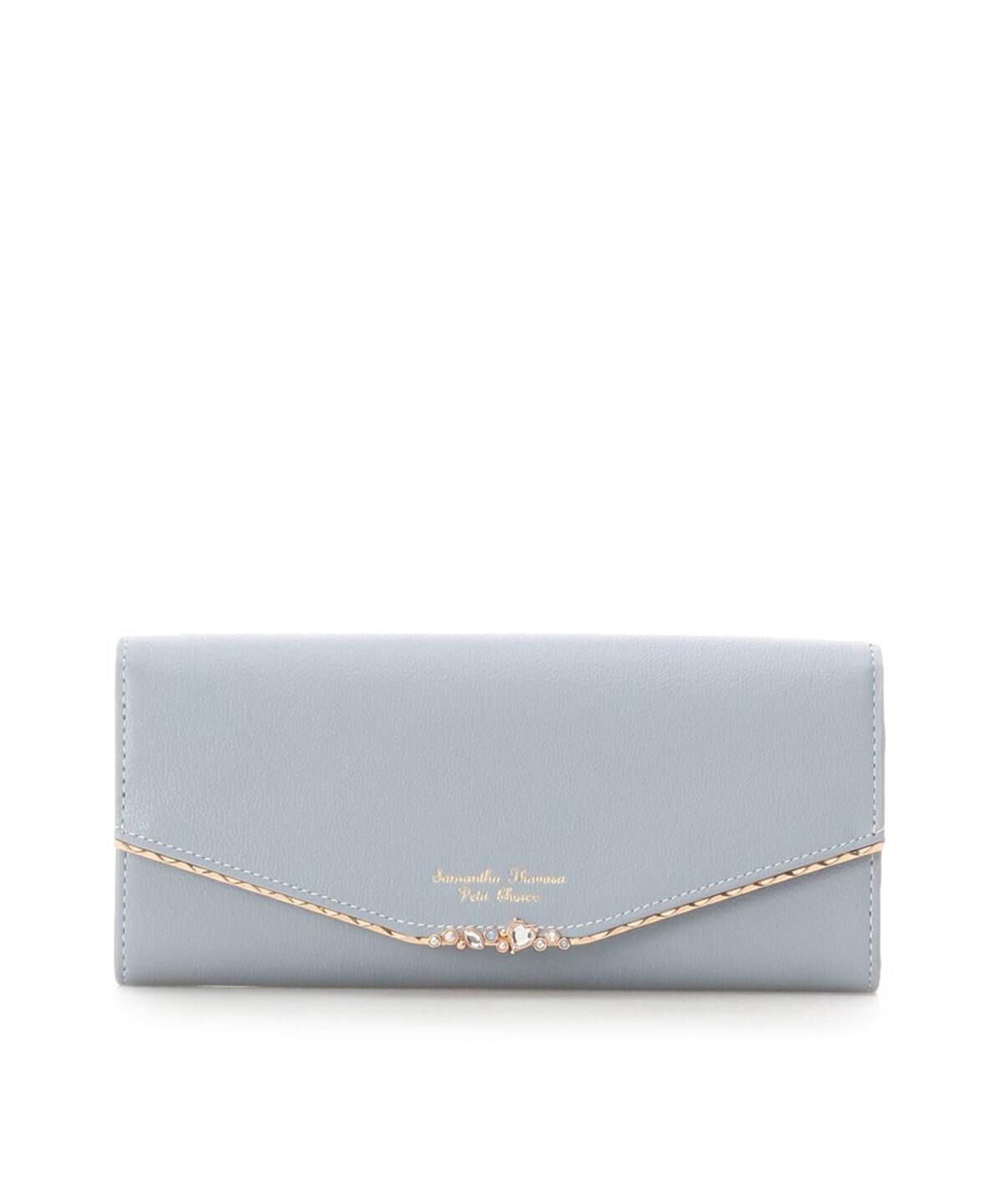 Samantha Thavasa Petit Choice「ハートジュエルバー　長財布」|財布|ダルブルー
