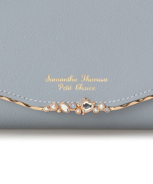 Samantha Thavasa Petit Choice「ハートジュエルバー　長財布」|財布|