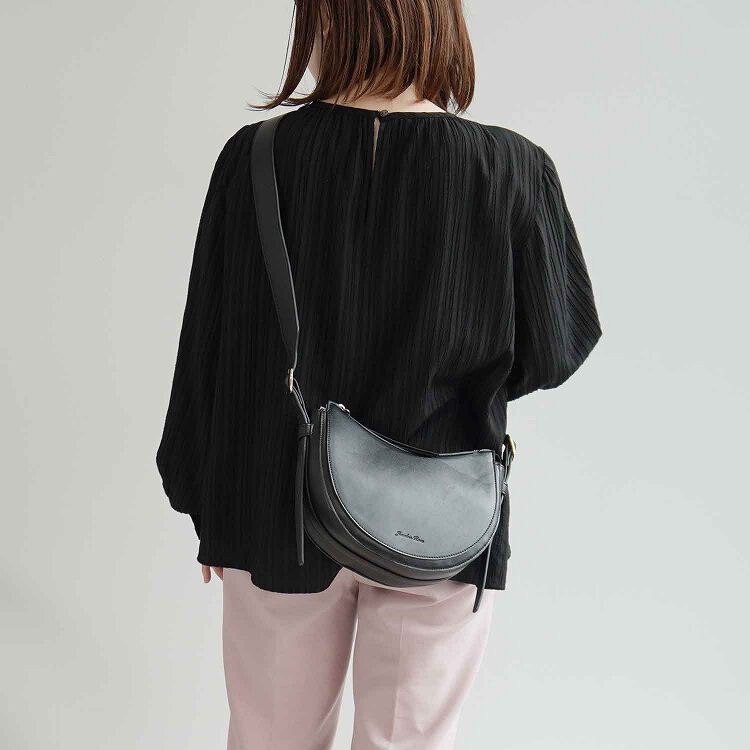 Jewelna Rose「ショルダーバッグ ミニバッグ 軽量 オロール 16175」|ショルダー・メッセンジャー|ブラック