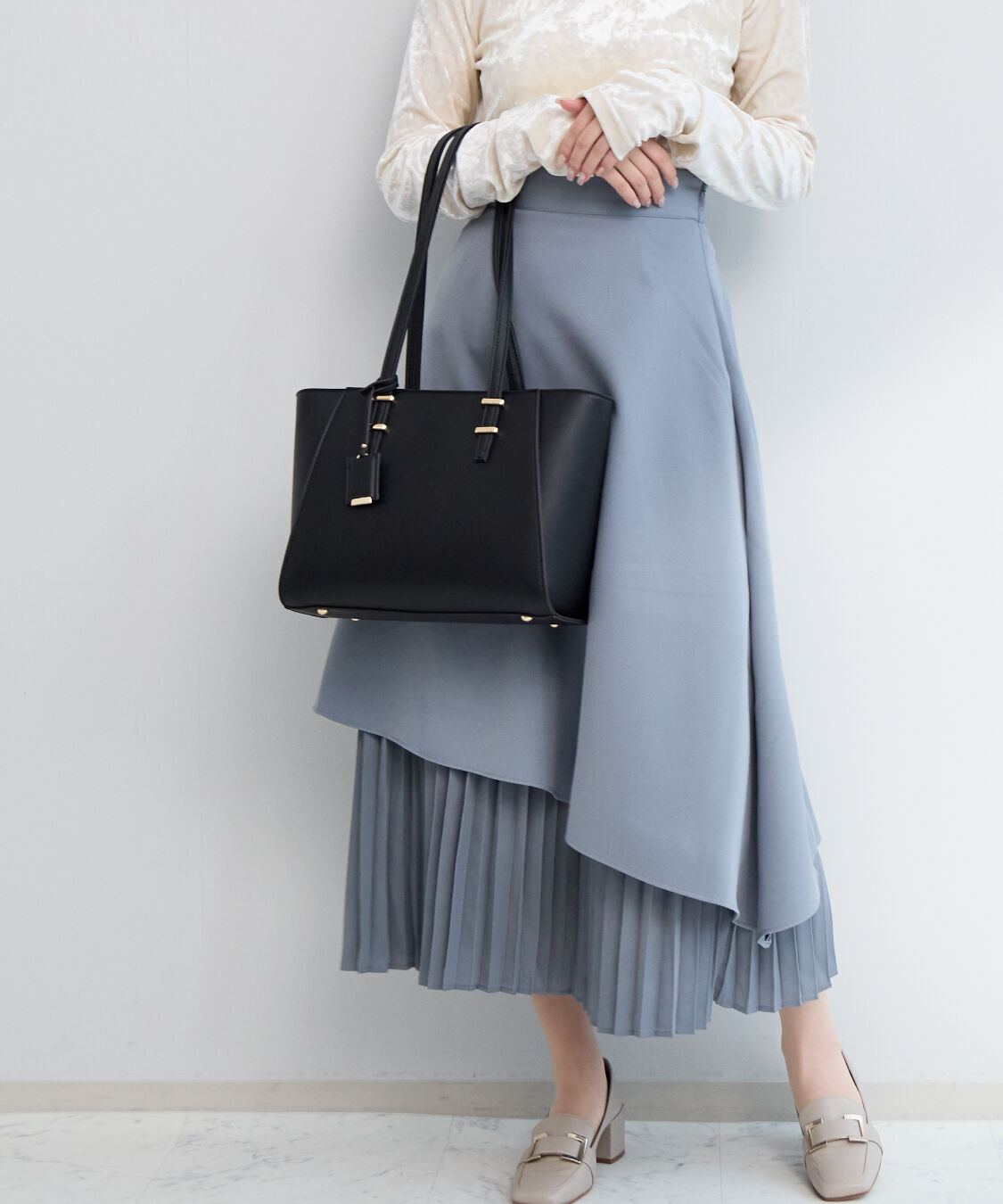 Jewelna Rose「Jewelna Rose バベット ロングハンドル トートバッグ 16187」|トートバッグ|