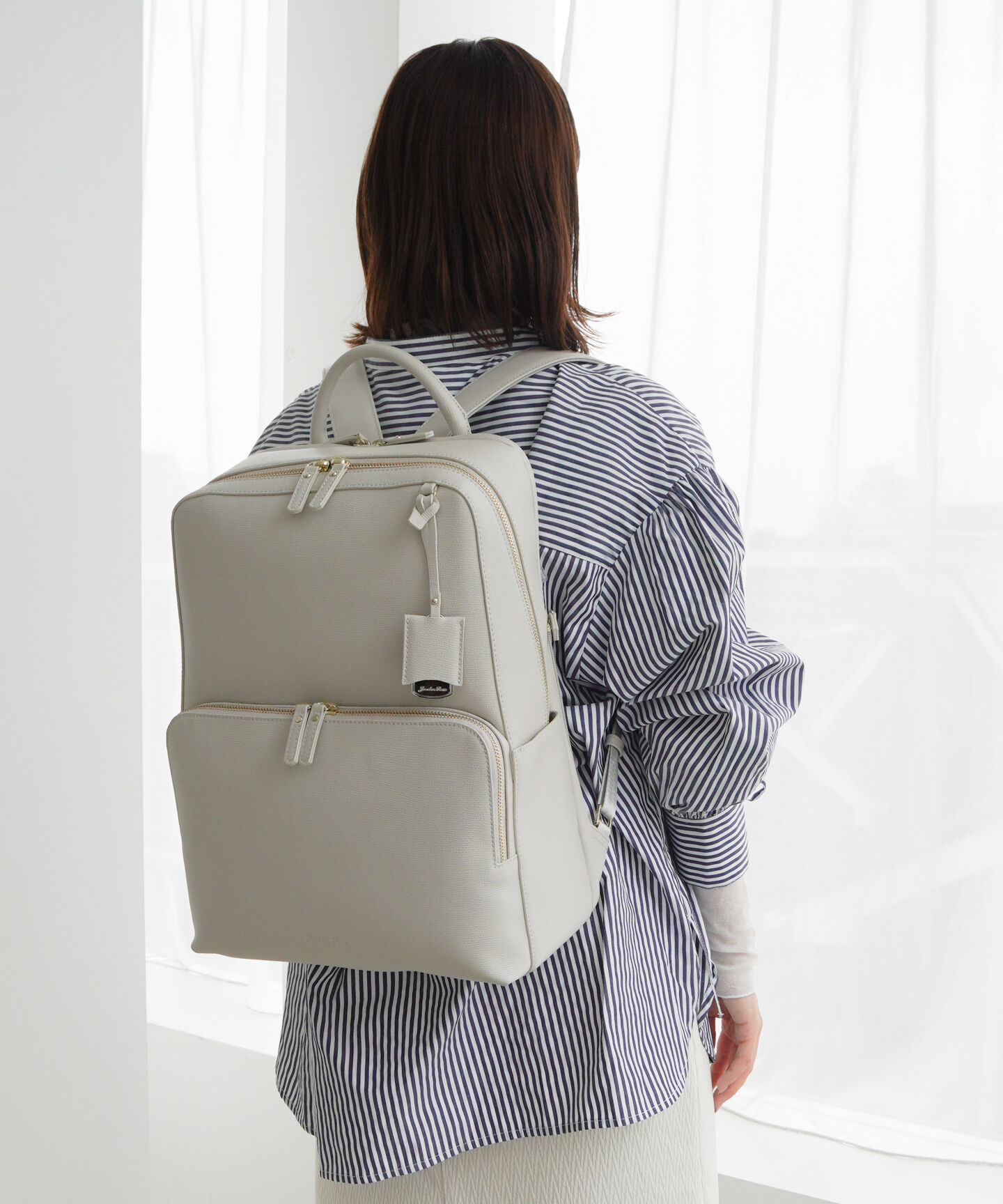 Jewelna Rose「Jewelna Rose リュックサック フレイヤ・リュック2 A4  14.0インチ PC収納 通勤 16142」|リュック|