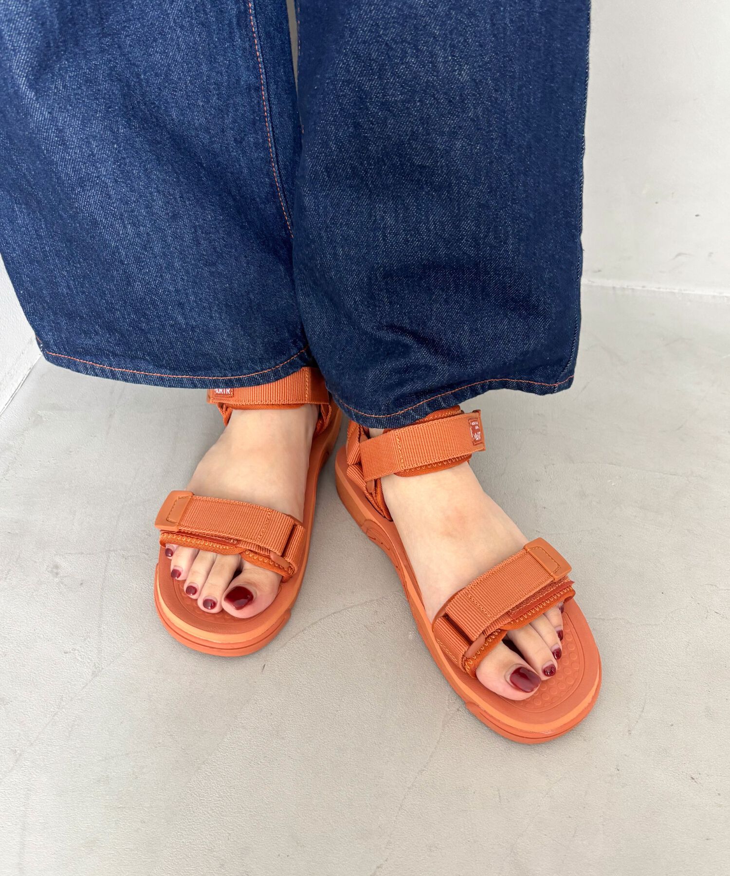 ORiental TRaffic「【アウトレット価格】ベルトスポーツサンダル/OT3211 スポサン 人気 トレンド WEB限定 軽い」|サンダル|