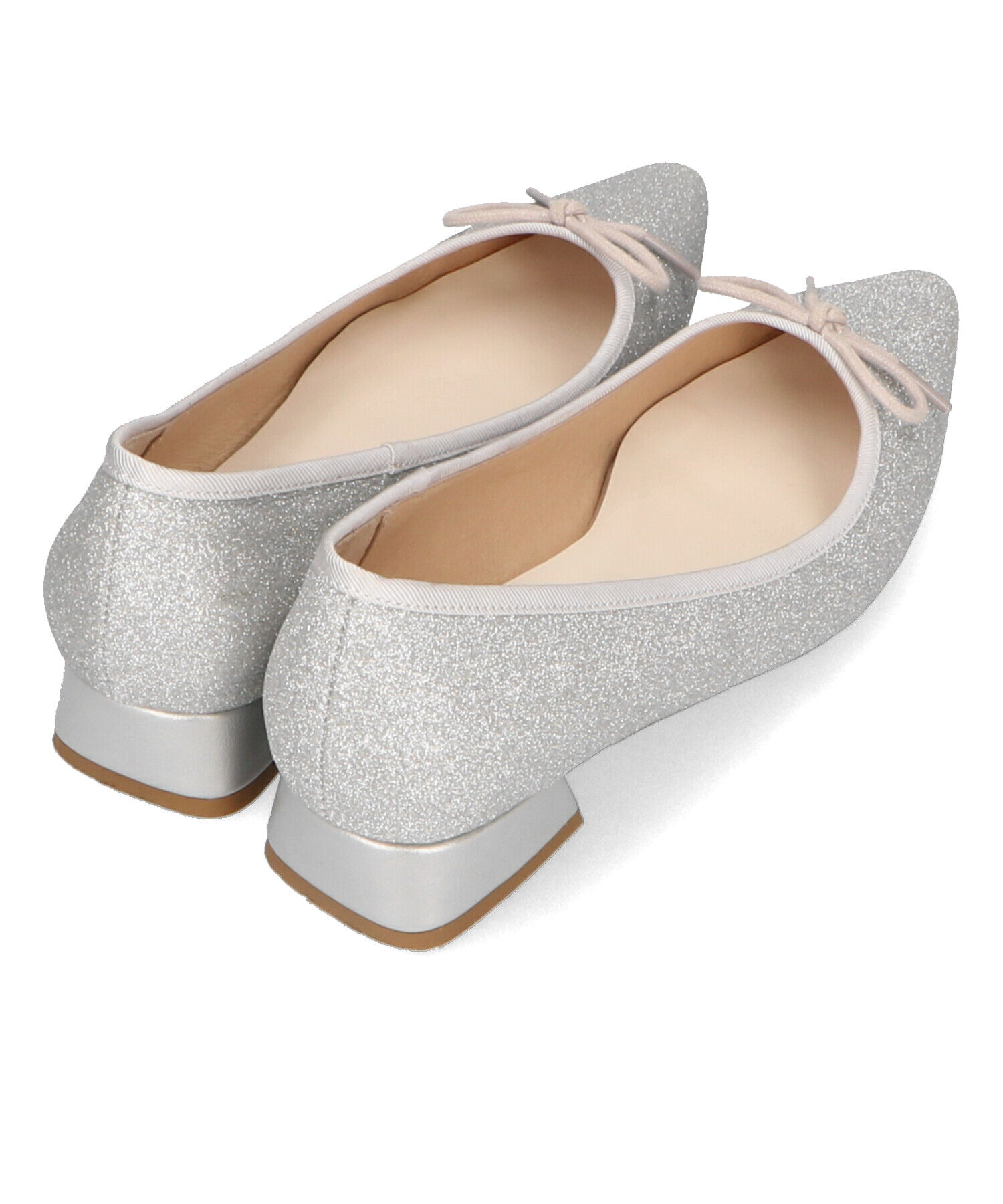 ORiental TRaffic「ポインテッドトゥグリッターバレエシューズ/41115」|パンプス|