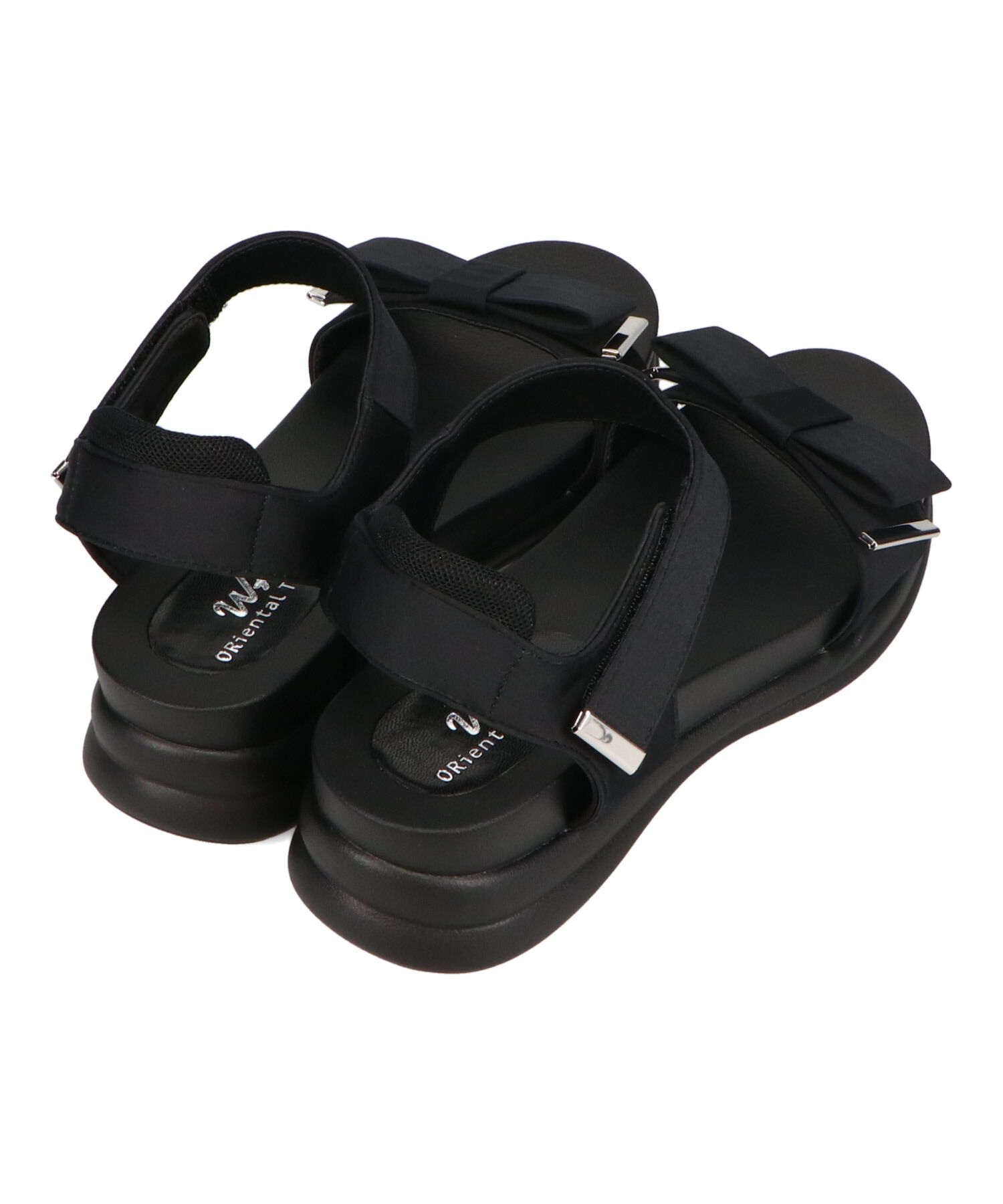 WA Oriental TRaffic「●2025春夏新作●サテンリボン厚底サンダル/52219 厚底 人気 トレンド リボン」|サンダル|