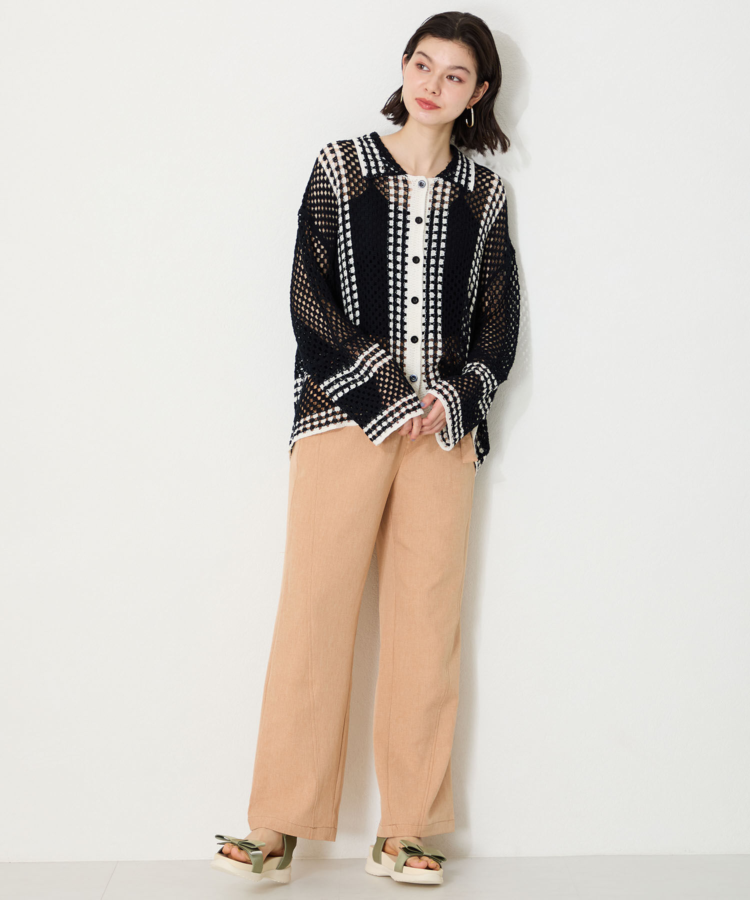 WA Oriental TRaffic「●2025春夏新作●サテンリボン厚底サンダル/52219 厚底 人気 トレンド リボン」|サンダル|