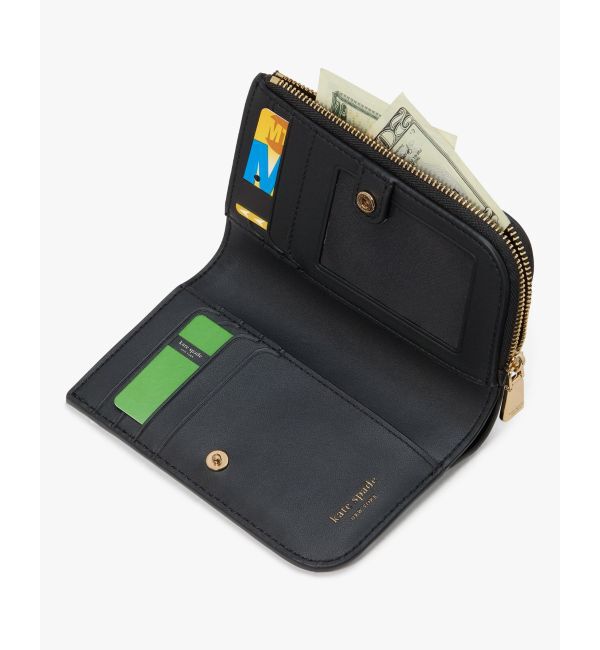 kate spade new york「デコ キルテッド コンパクト ウォレット」|財布|