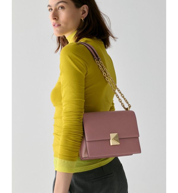 kate spade new york「デコ チェーン ショルダー バッグ」|ショルダー・メッセンジャー|Pink