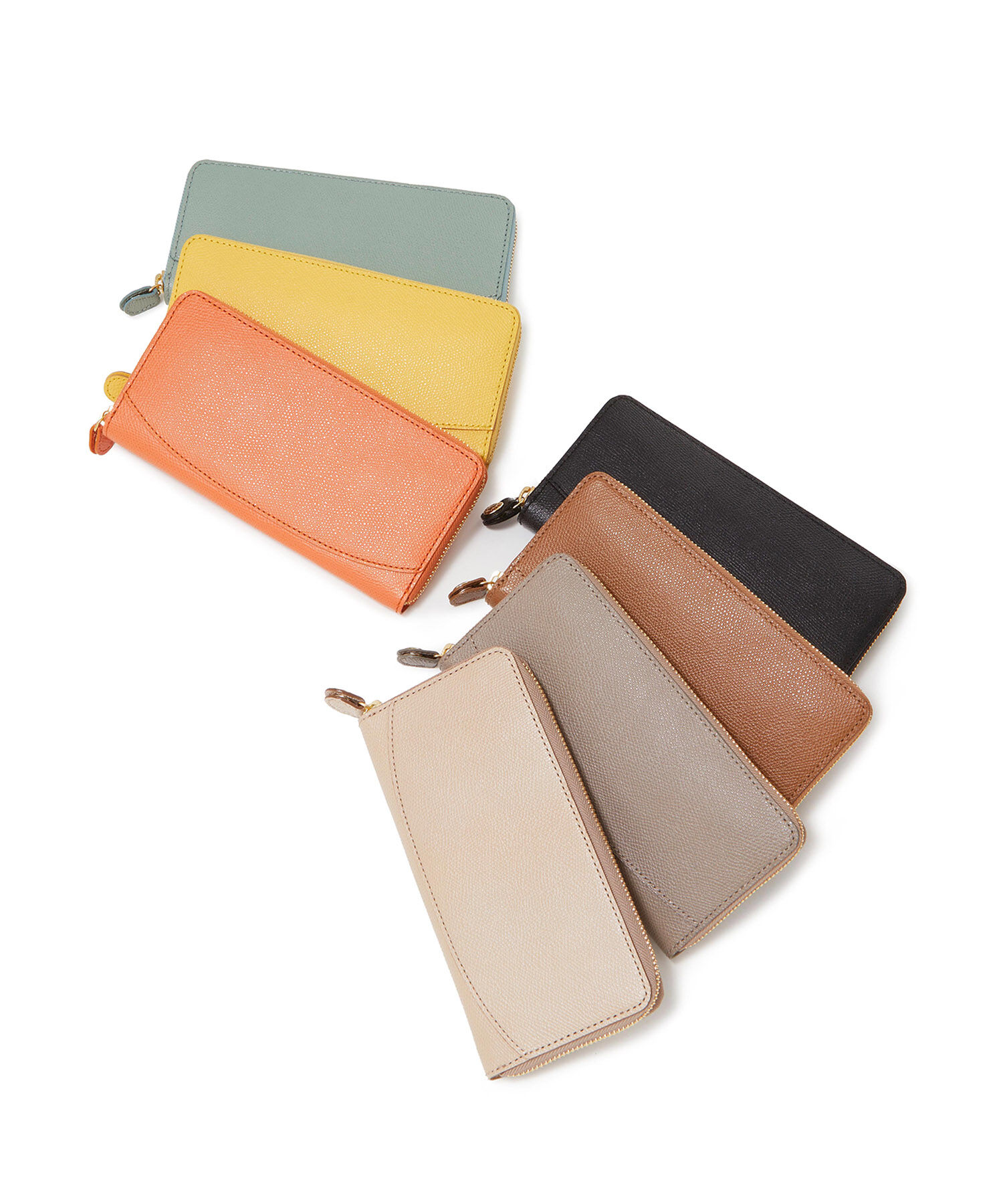 TOPKAPI 「[TOPKAPI]トプカピ 角シボ型押し・ ラウンド 長財布 COLORATO コロラート」|財布|