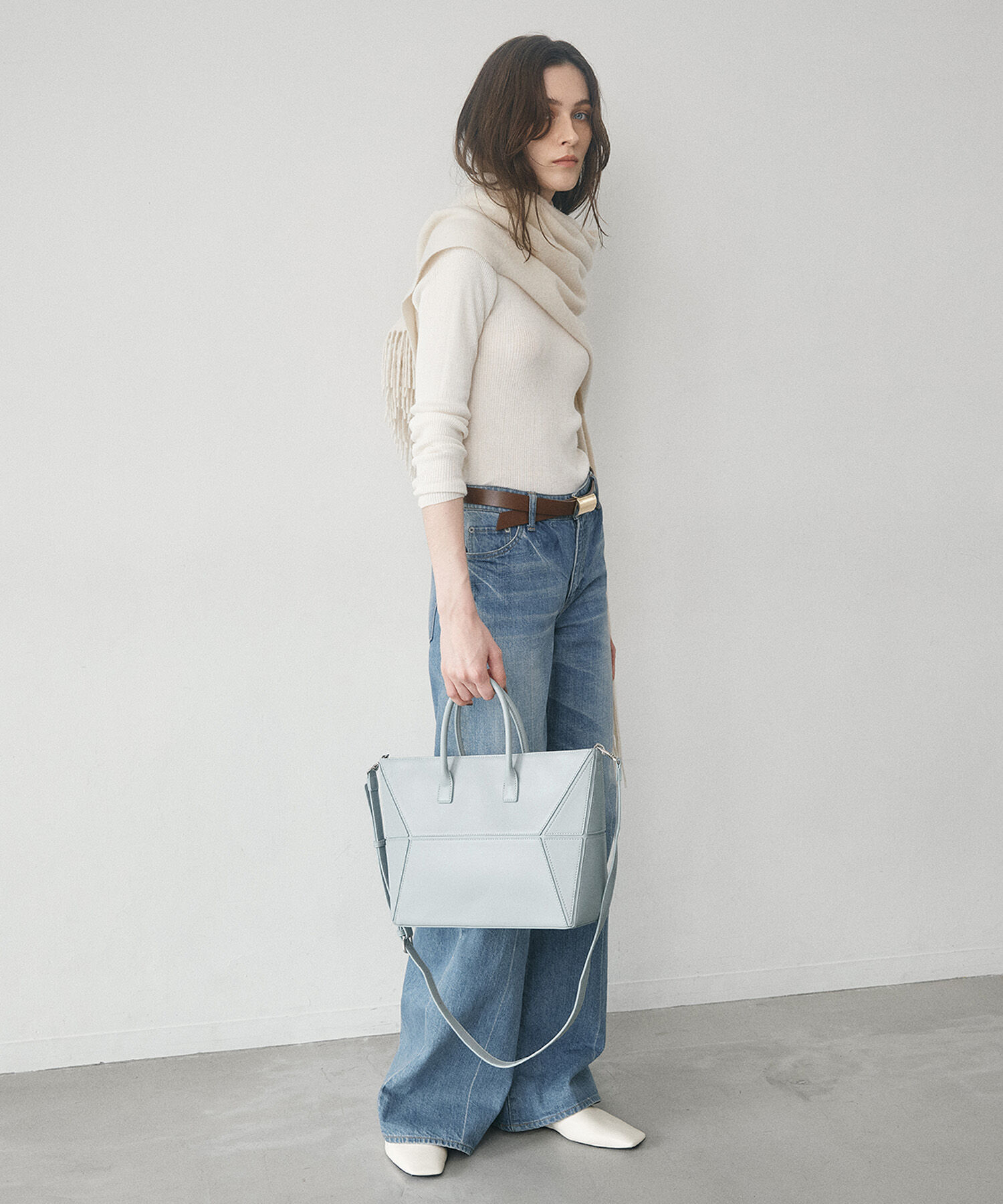 TOPKAPI TREASURE「【TREASURE TOPKAPI】 ジオメトリック ショルダー付 トートバッグ」|トートバッグ|