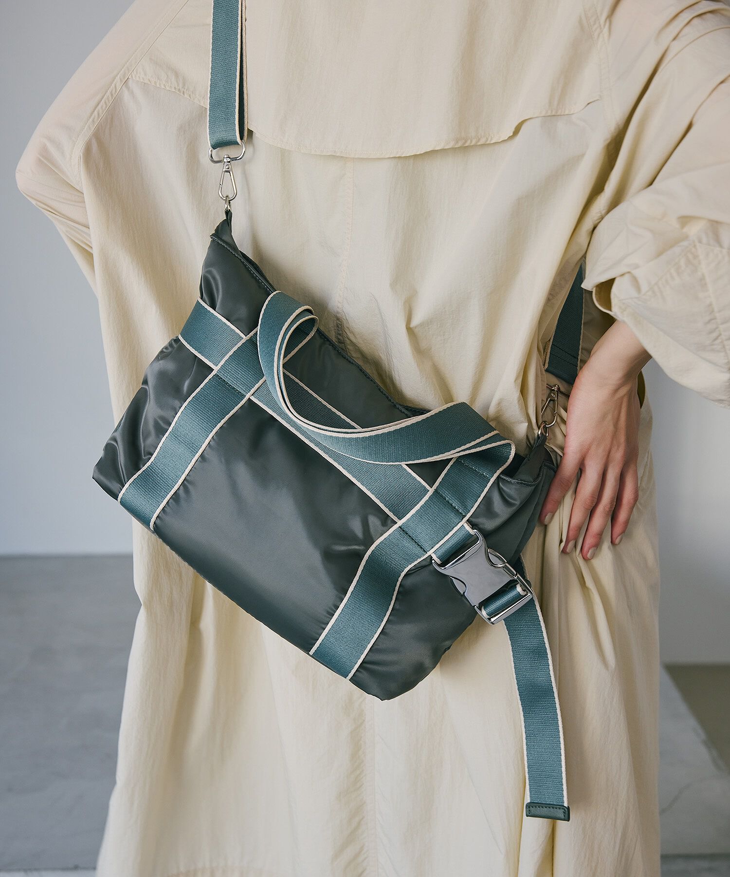 TOPKAPI TREASURE「【TREASURE TOPKAPI】パデット ベルト付き 2wayトートバッグ」|トートバッグ|