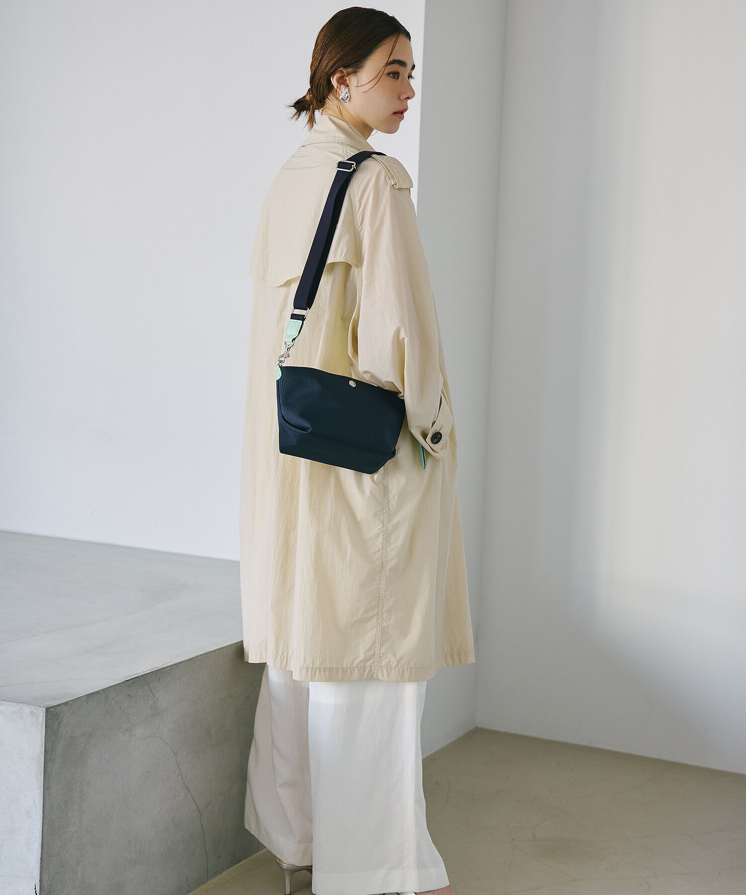 TOPKAPI BREATH「【Breath TOPKAPI】Aerial エアリアル ナイロン カラーストラップ付き ショルダーバッグ /軽量」|ショルダー・メッセンジャー|