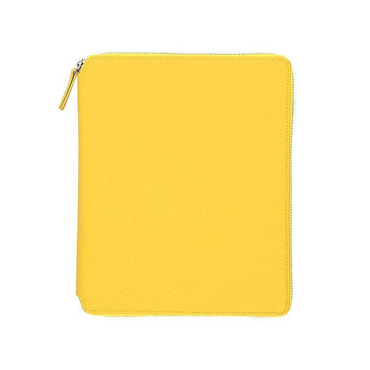 DELFONICS「リンバー ラウンドケース A5」|ステーショナリー|ライトイエロー