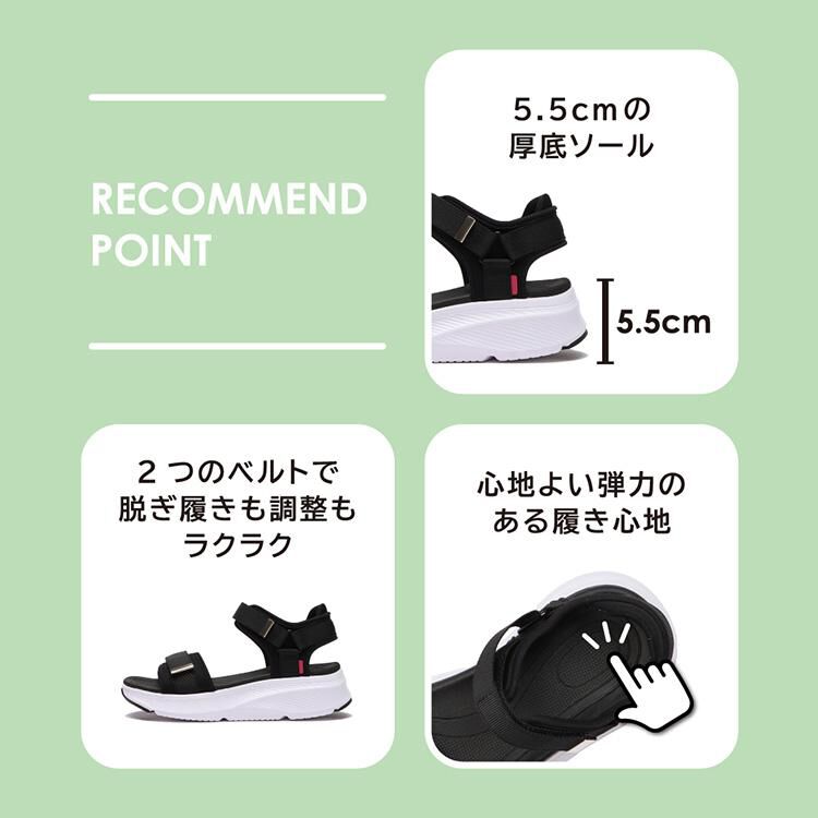 ABC SELECT「【ABC SELECT】2BELT SANDAL」|サンダル|