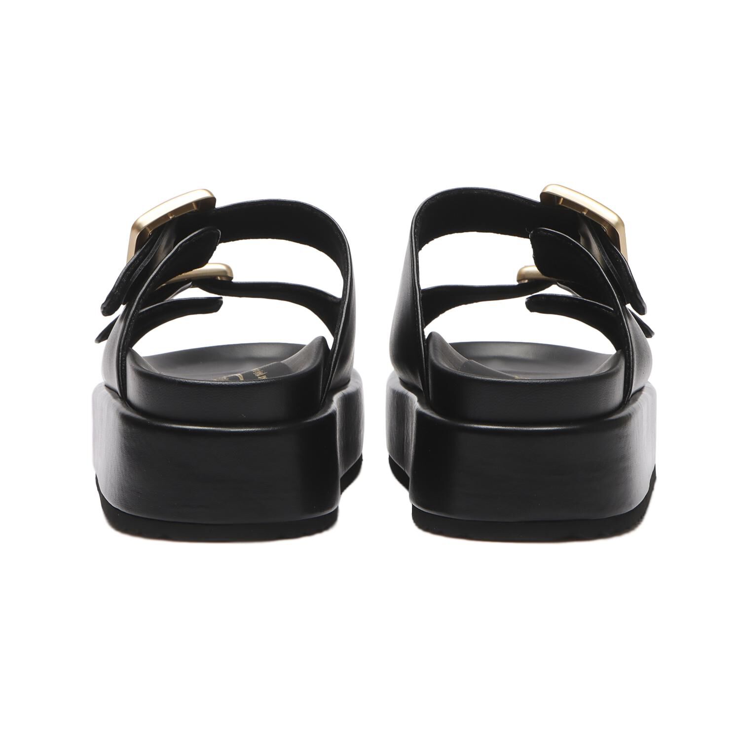 JOLI ENCORE「【JOLI ENCORE(FR)】DOUBLE BELT PLATFORM SANDALS」|サンダル|