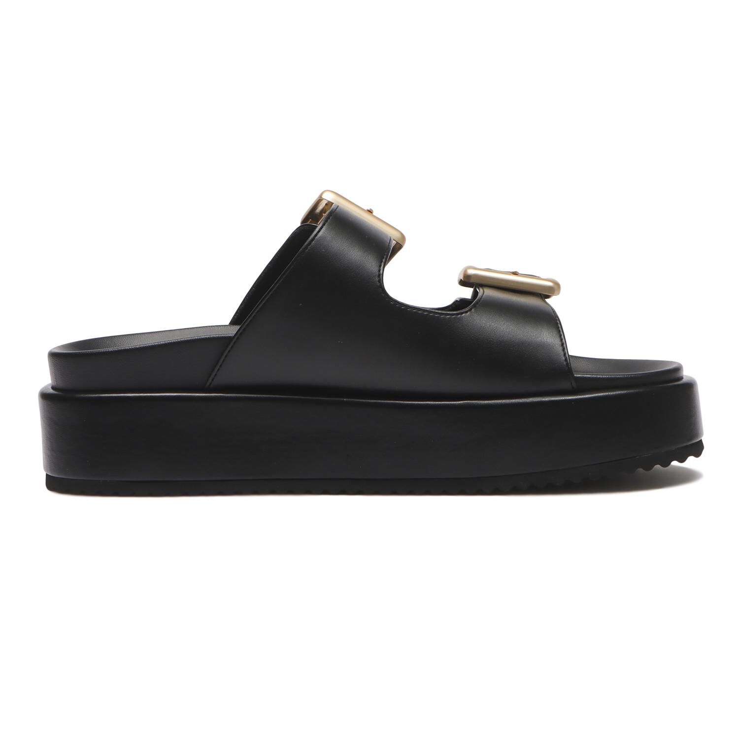 JOLI ENCORE「【JOLI ENCORE(FR)】DOUBLE BELT PLATFORM SANDALS」|サンダル|