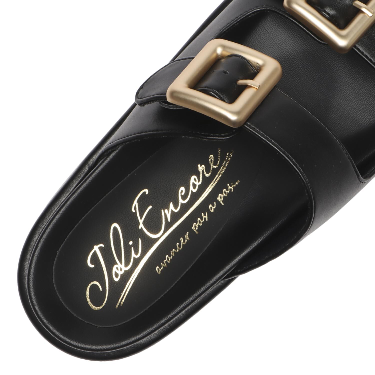 JOLI ENCORE「【JOLI ENCORE(FR)】DOUBLE BELT PLATFORM SANDALS」|サンダル|