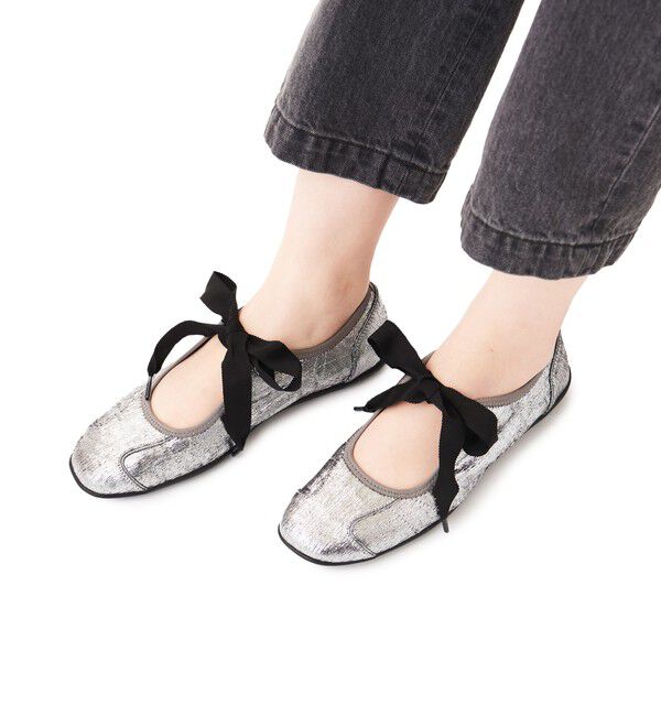 ODETTE E ODILE「＜SY＞リボンソフト フラット20●&uarr;」|バレエシューズ|