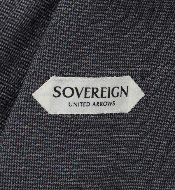 UNITED ARROWS「＜SOVEREIGN＞ ハウンドトゥース シングル２ボタンジャケット RELAX MODEL」|スーツ|