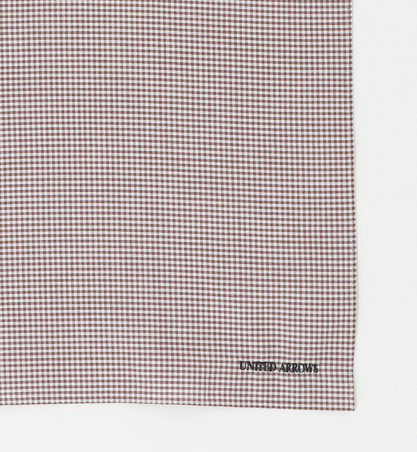 UNITED ARROWS「コットン チェック ハンカチ」|ハンカチ|