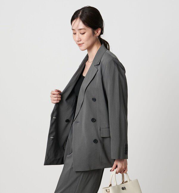 UNITED ARROWS「NALYA ピンストライプ ジャケット」|テーラードジャケット|