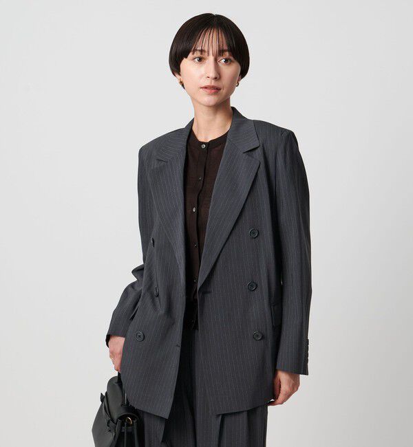 UNITED ARROWS「NALYA ピンストライプ ジャケット」|テーラードジャケット|