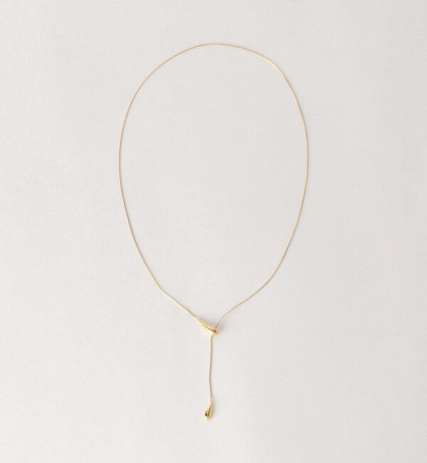 UNITED ARROWS green label relaxing「スネークチェーン Wシズク スライドネックレス」|ネックレス|