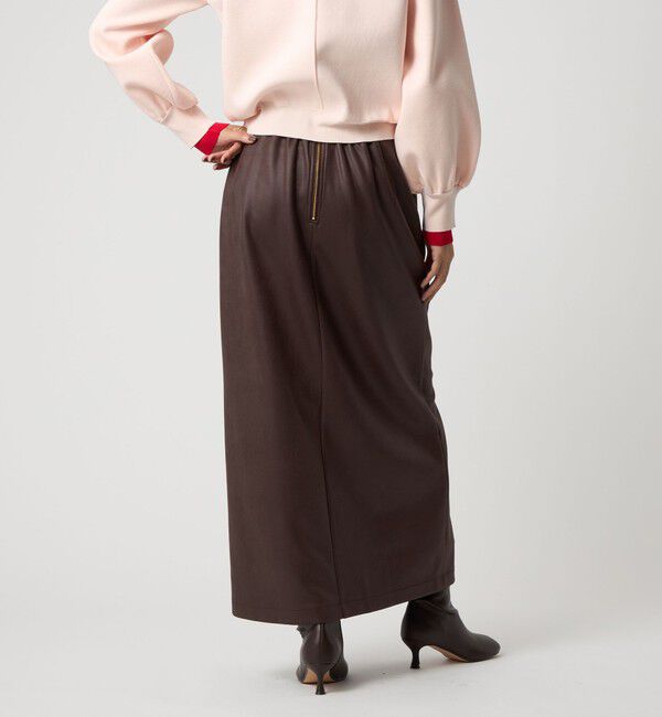 EMMEL REFINES「＜EMMEL REFINES＞EM マシュマロタッチ スリットステッチ スカート」|スカート|