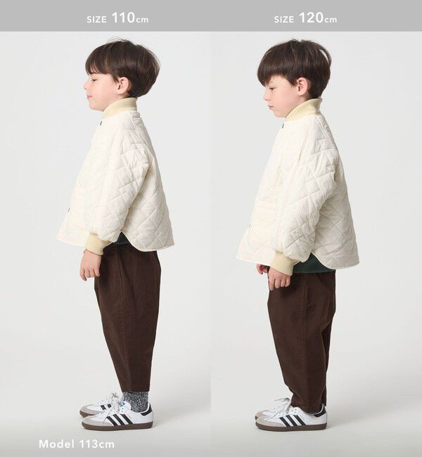 UNITED ARROWS green label relaxing「【スタメンシリーズ】ダイヤキルト ブルゾン/ キッズ 100cm-160cm」|その他|