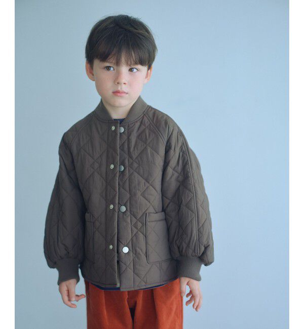 UNITED ARROWS green label relaxing「【スタメンシリーズ】ダイヤキルト ブルゾン/ キッズ 100cm-160cm」|その他|MD.BROWN