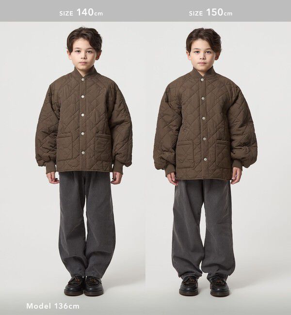 UNITED ARROWS green label relaxing「【スタメンシリーズ】ダイヤキルト ブルゾン/ キッズ 100cm-160cm」|その他|