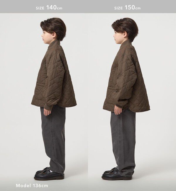 UNITED ARROWS green label relaxing「【スタメンシリーズ】ダイヤキルト ブルゾン/ キッズ 100cm-160cm」|その他|