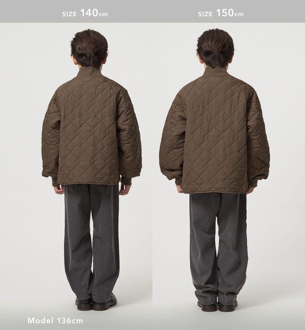 UNITED ARROWS green label relaxing「【スタメンシリーズ】ダイヤキルト ブルゾン/ キッズ 100cm-160cm」|その他|