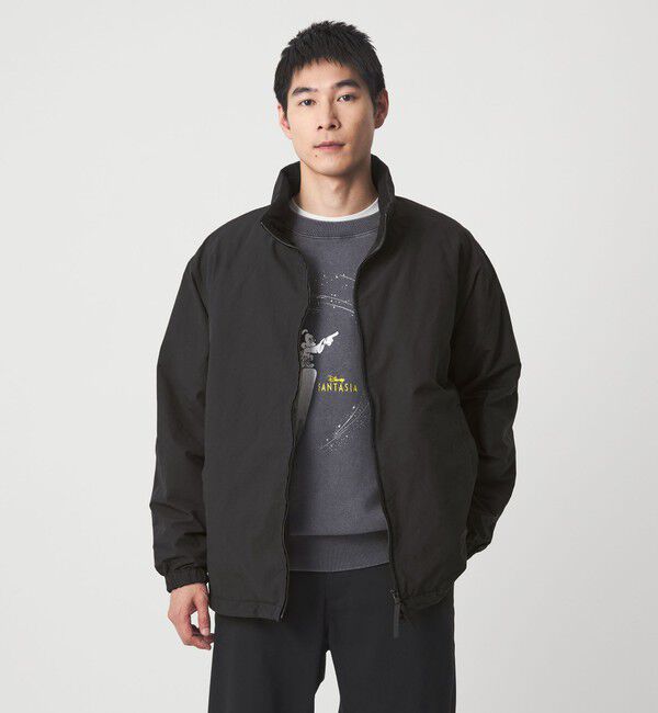 UNITED ARROWS green label relaxing「ベルスタッフ タフタ 3WAY スタンド ブルゾン -撥水・防風-」|ブルゾン・スタジャン|BLACK