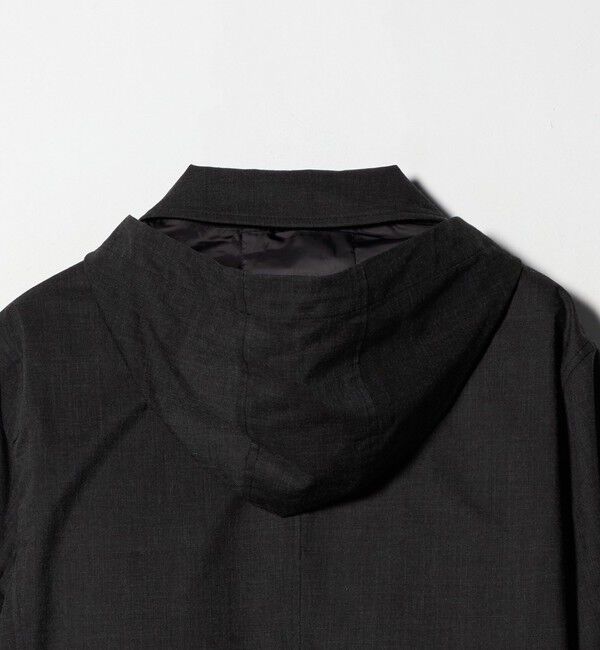 UNITED ARROWS green label relaxing「ルミレットウール TAION フード バルカラーコート -撥水-」|ステンカラーコート|