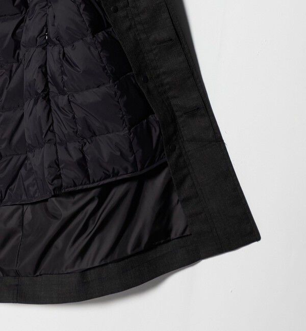 UNITED ARROWS green label relaxing「ルミレットウール TAION フード バルカラーコート -撥水-」|ステンカラーコート|