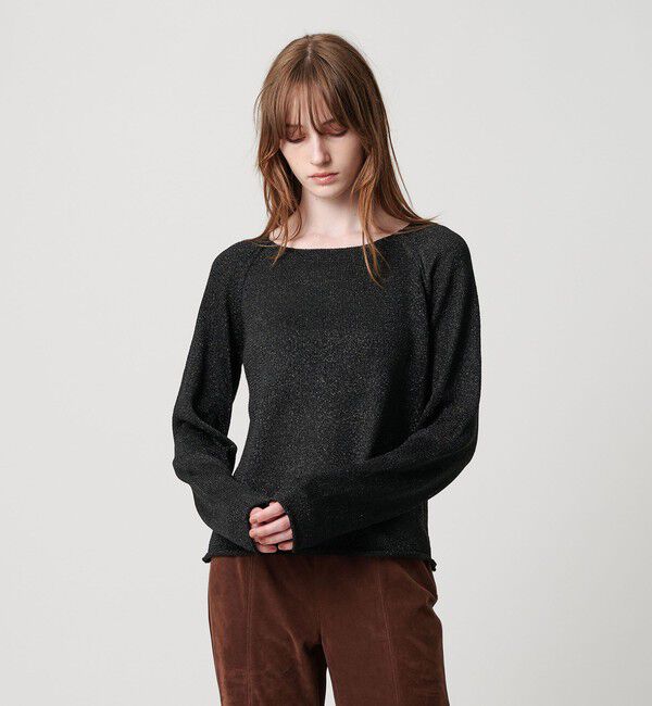 ATTISESSION「＜ATTISESSION＞ラメ リリヤーン プルオーバー ニット トップス 」|ニット・セーター|