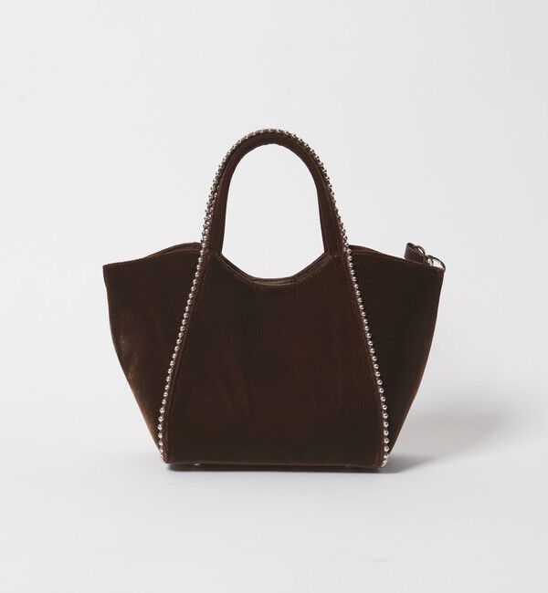 BEAUTY&YOUTH UNITED ARROWS「ベルベット ボールチェーン 2WAY ミニトートバッグ」|トートバッグ|