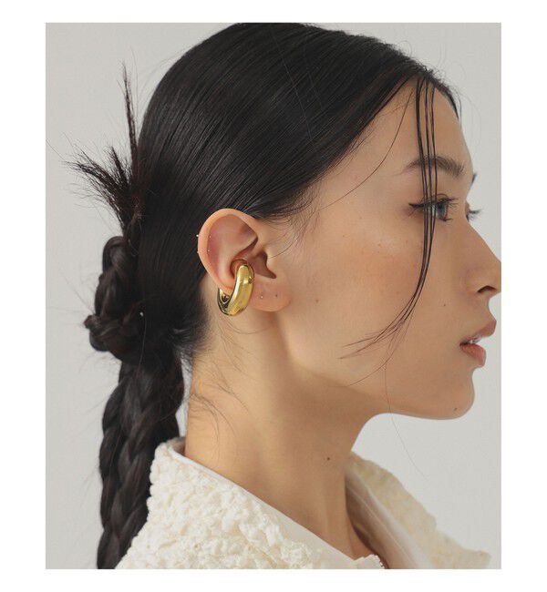 Ray BEAMS 「ステンレス ボリューム イヤーカフ」|その他|GOLD
