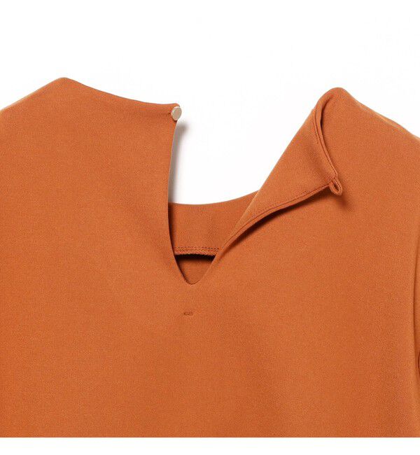 Demi-Luxe BEAMS 「レーヨン ナイロン ポンチスリット プルオーバー」|Tシャツ・カットソー|