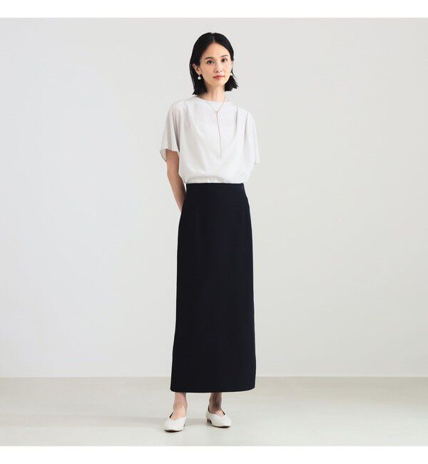 Demi-Luxe BEAMS 「タック シアー ブラウス」|シャツ・ブラウス|