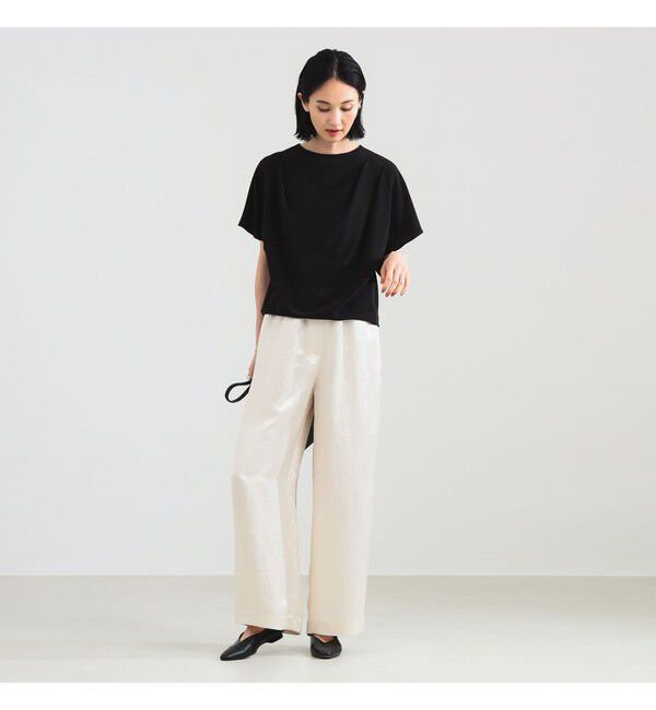 Demi-Luxe BEAMS 「タック シアー ブラウス」|シャツ・ブラウス|