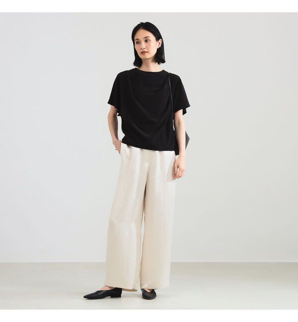 Demi-Luxe BEAMS 「タック シアー ブラウス」|シャツ・ブラウス|