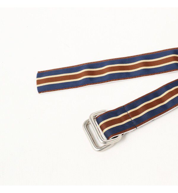 BEAMS PLUS「Grosgrain Tape Double Ring Belt」|ベルト|